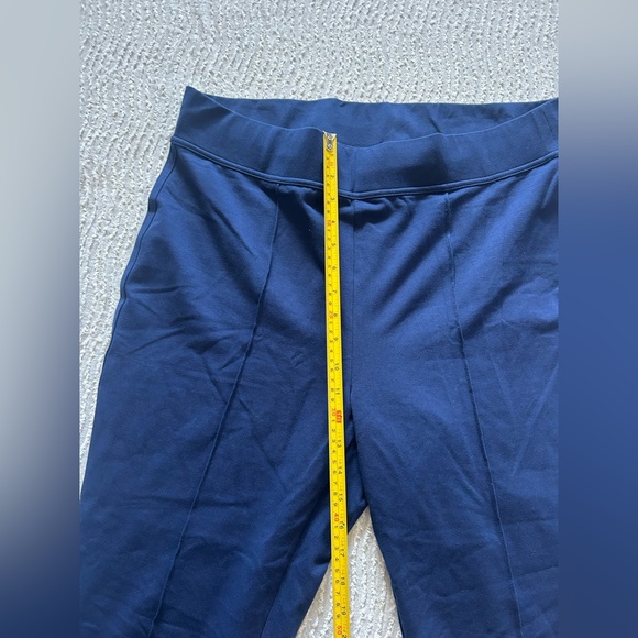 Lands End Starfish Flare Pants Navy Blue Size XL Wide Leg Pant Comfy - Picture 10 of 11